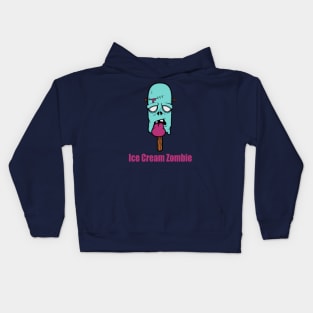 ice cream Zombie Kids Hoodie